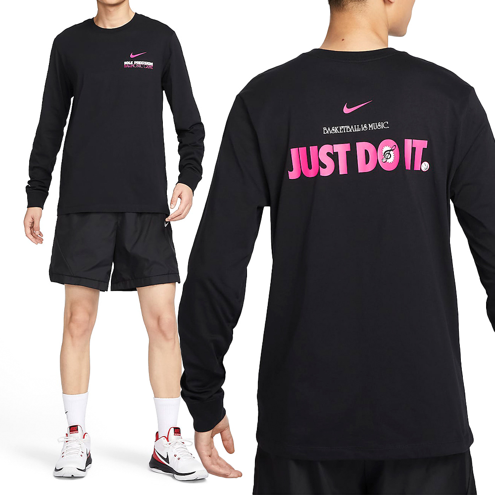 Nike AS M NK TEE LS OC SP24 男款 黑色 冬季 休閒 上衣 長袖 FQ4919-010