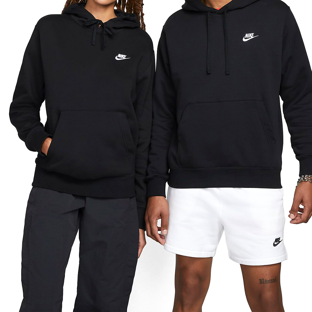 Nike AS M NSW Club Hoodie PO BB 男款 黑色 帽T 長袖 運動 上衣 BV2655-010