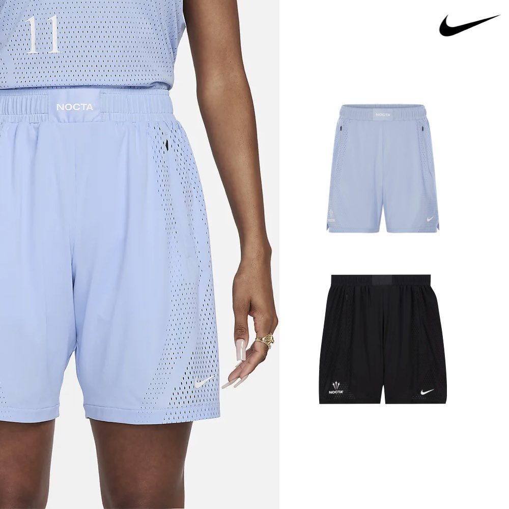 Nocta x Nike Lightweight Basketball Shorts Mist Blue 薄霧藍/黑色 DV3652-479/DV3652-010