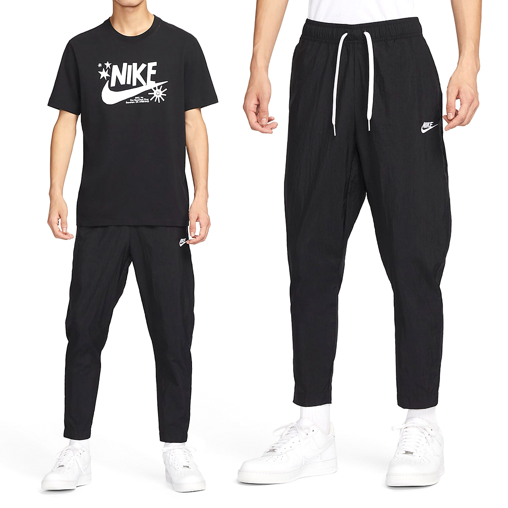 Nike CLUB WVN LTWT PANT 男 黑 舒適 LOGO 訓練 運動 休閒 長褲 FB7407-010