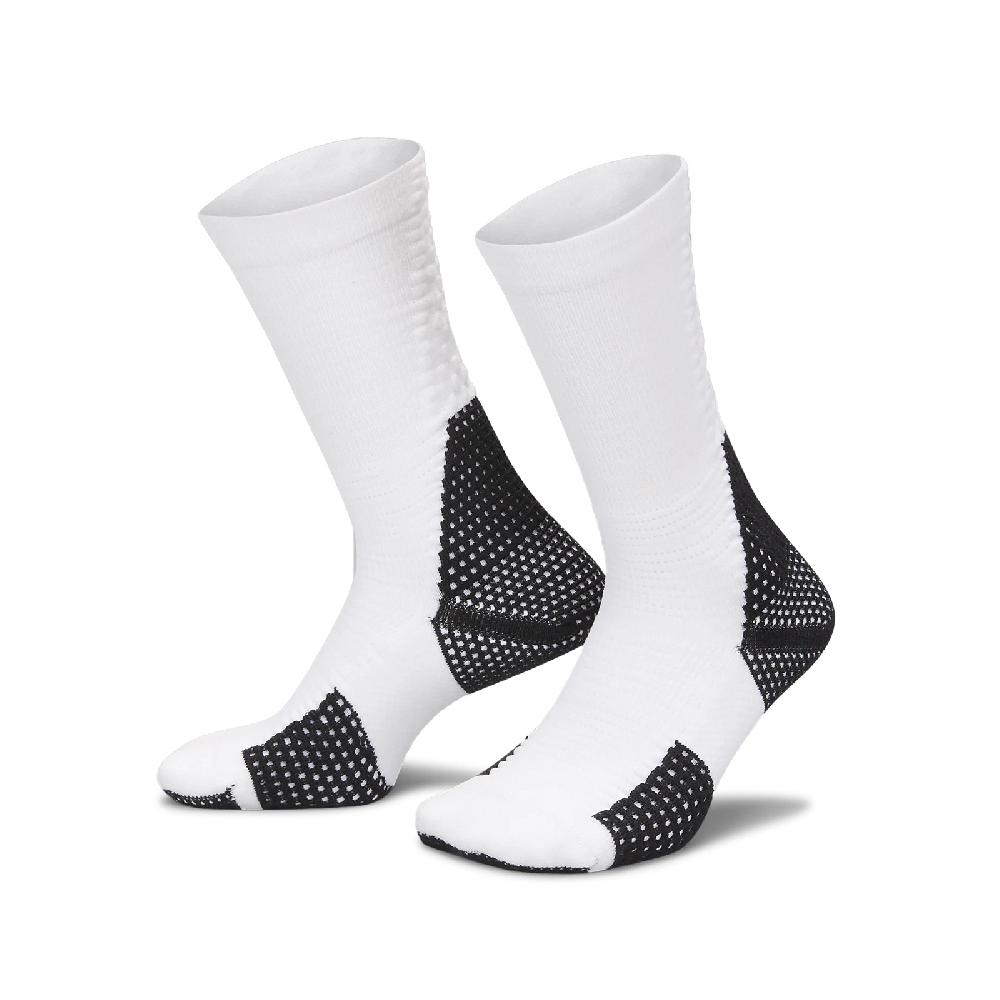 Nike 耐吉 運動襪 Jordan Unicorn ADV 白 黑 排汗 緩衝 包覆 籃球 運動 中筒襪 襪子 FZ3393-100