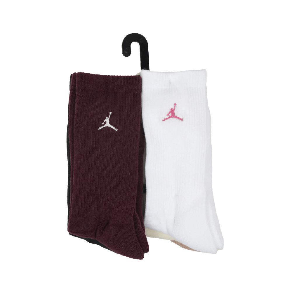 Nike 耐吉 長襪 Jordan Everyday Essentials 兒童款 多色 厚底 毛巾布 休閒襪 襪子 JD2413037GS-001