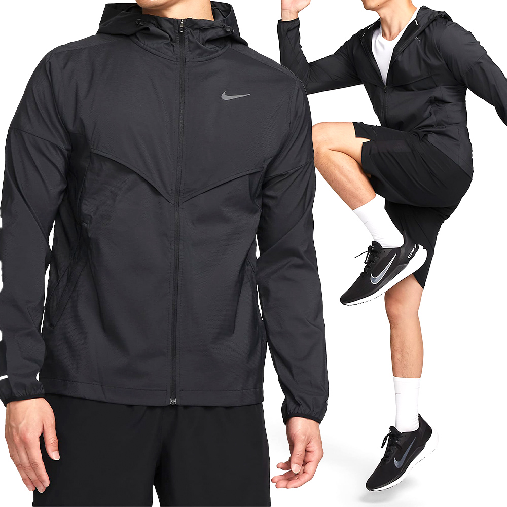 Nike IMP LGHT WINDRNNER JKT 男款 黑色 連帽 防曬 防潑水 外套 FB7541-010