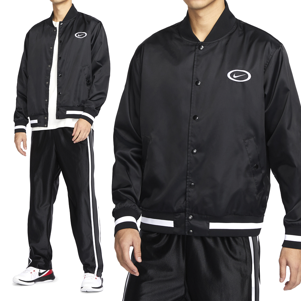 Nike NK DNA WVN JKT RPL SSNL 男款 黑色 休閒 教練外套 外套 FN2725-010