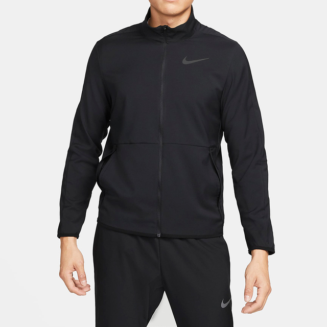 Nike DRY JKT Team Woven [CU4954-010 男 外套 運動 健身 訓練 梭織 排汗 黑