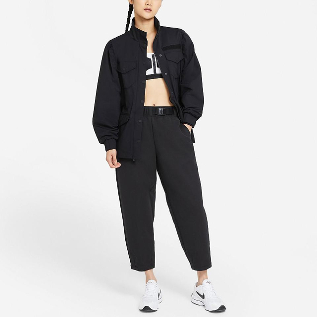 Nike NSW Tech Pack Jackets [DA2327-010 女 外套 休閒 工裝 雙拉鍊 立領 黑