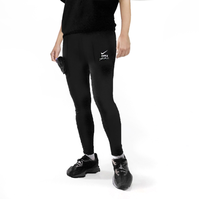 Nike [DV8027-010 女 緊身褲 運動 瑜珈 休閒 透氣 口袋 舒適 黑