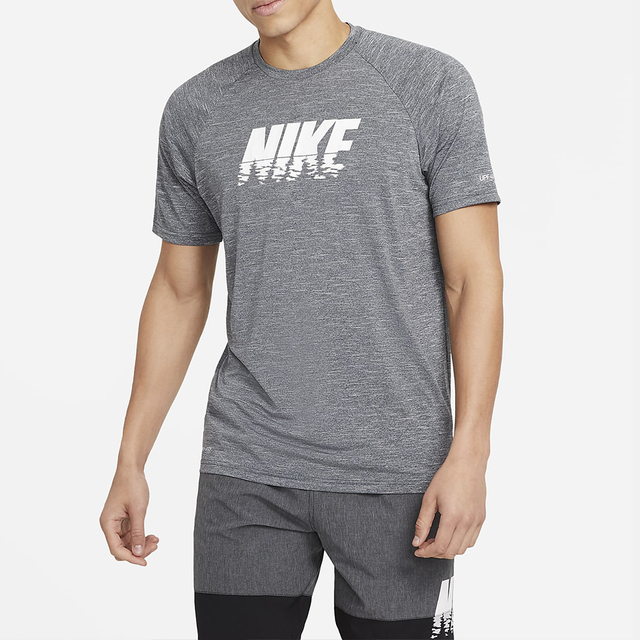 Nike Heather Sunset [NESSB660-001 男 T恤 短袖 防曬衣 抗UV 運動 舒適 灰