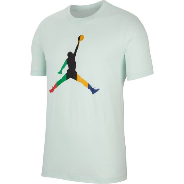 Nike As M J Sprt DNA Jumpman [CU1975-330 男 短袖上衣 喬丹 休閒 純棉 淺綠