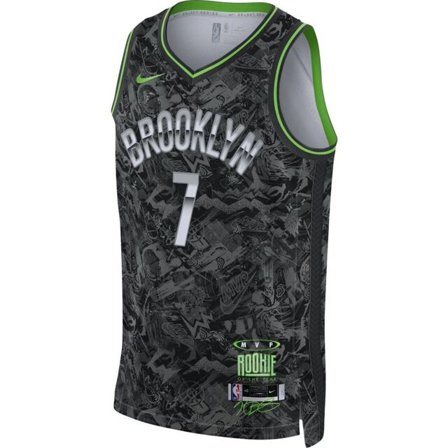 Nike MVP Kevin Durant [DA6954-073 男 籃球背心 球衣 NBA 運動 休閒 黑灰 綠