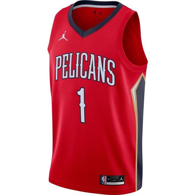 Nike New Orleans Pelicans [CV9486-660 男 籃球背心 球衣 喬丹 紐澳良 鵜鶘 紅