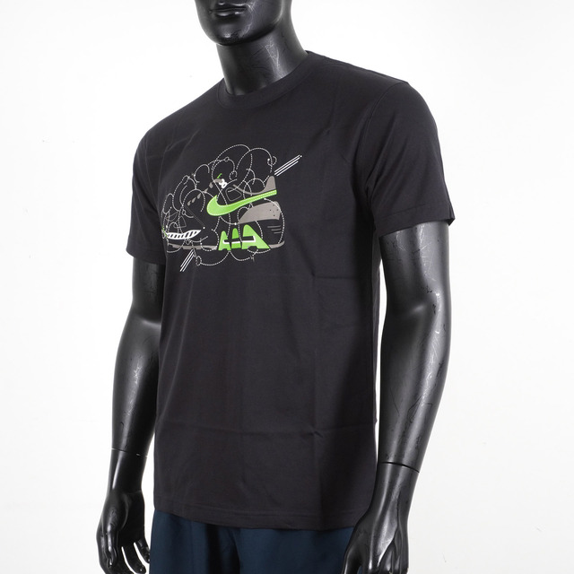 Nike LAB BEARBRICK [148743-010 男 短袖 上衣 T恤 積木熊 棉質 舒適 柔軟 黑