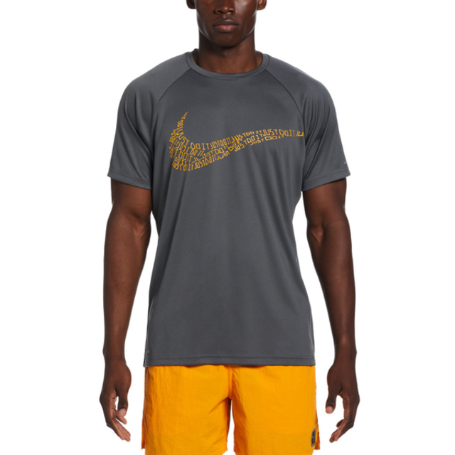 Nike Jdi Swoosh [NESSC660-018 男 短袖 防曬衣 T恤 抗UV 速乾 運動 海邊 灰