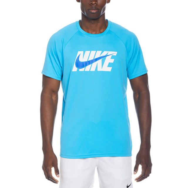 Nike Sketch [NESSD687-480 男 短袖 上衣 T恤 防曬衣 抗UV 運動 訓練 休閒 舒適 水藍