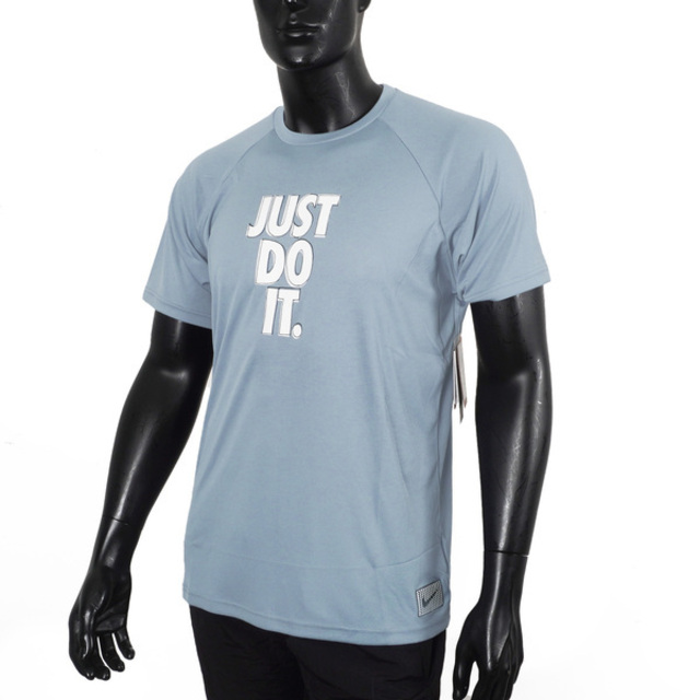 Nike JDI Sketch [NESSD685-474 男 短袖 上衣 T恤 防曬衣 抗UV 運動 訓練 舒適 藍