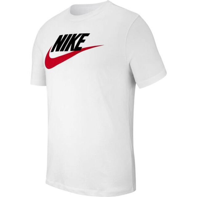 Nike As M Nsw Tee Icon Futura [AR5005-100 男 短袖 T恤 純棉 休閒 白紅