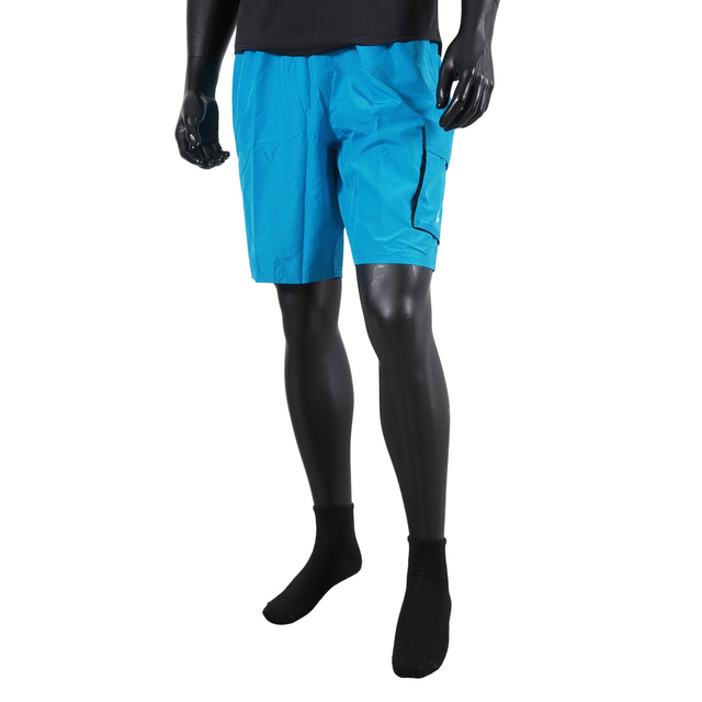 Nike Solid [NESSB521-406 男 短褲 九吋 海灘褲 運動 休閒 快乾 透氣 內裏褲 口袋 藍