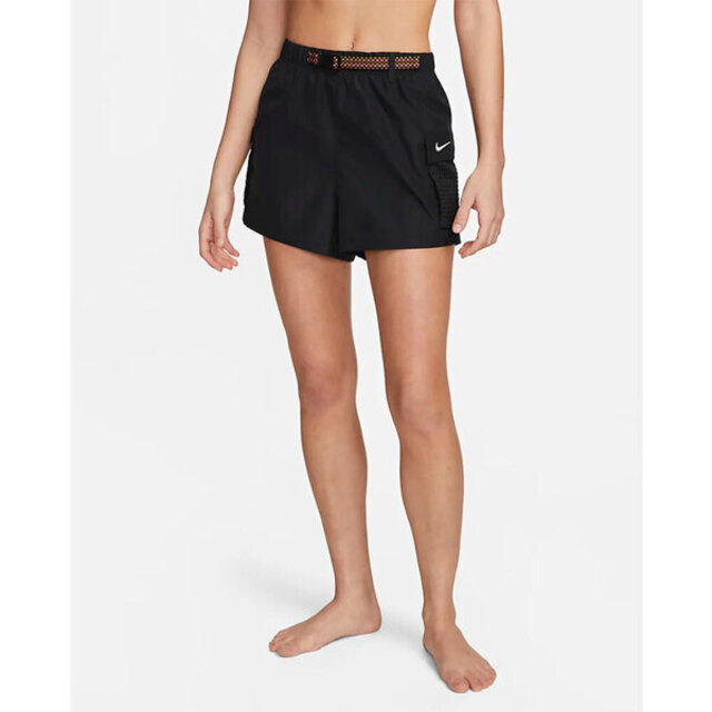 Nike Explore [NESSD355-001 女 短褲 運動休閒 防撕布 彈力腰帶 夏日 泳池 海灘 黑