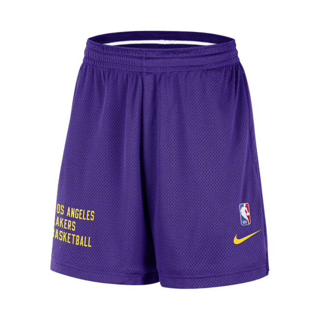 Nike AS LAL MNK OPENHOLE MSH SHR [DX9700-504 男 籃球褲 NBA 湖人 紫