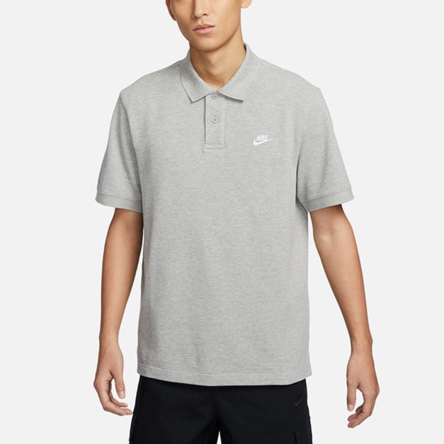 Nike AS M NK CLUB SS POLO PIQUE [FN3895-063 男 POLO衫 短袖上衣 灰