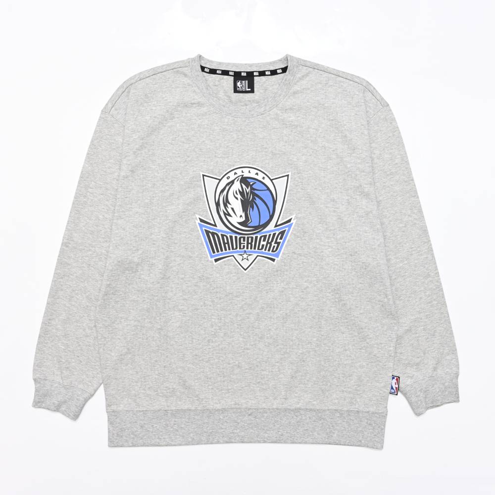 【NBA】隊徽印刷 薄款 長袖上衣 獨行俠隊-3255101111