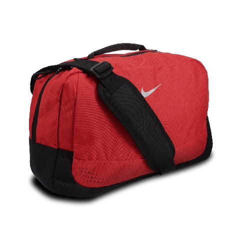 Nike 手提袋 Run Minimal Bag 男女款 運動休閒 斜背包 健身 重訓 行李袋 紅 黑 N000356969-3NS