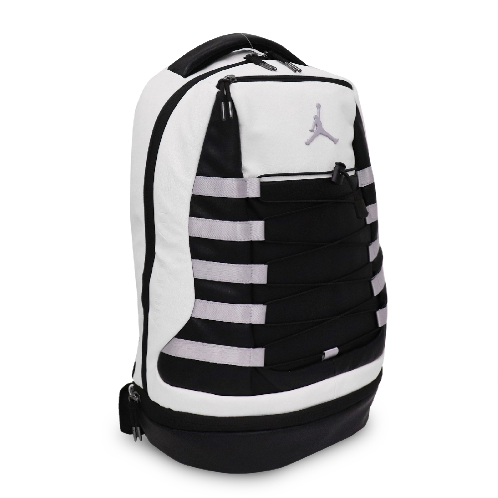 Nike 後背包 Jordan Backpack 男款 喬丹 飛人 外出 旅行 大容量 白 黑 JD2123024GS-001