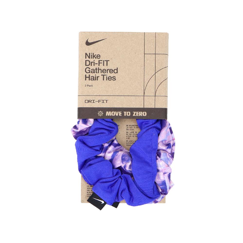 Nike 髮圈 Gathered Scrunchie 造型 頭飾 紫藍色 渲染 大腸圈 大腸髮束 髮飾 N100245591-8OS