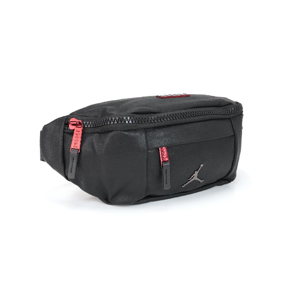 Nike 斜肩包 Jordan Jumpman Waist Pack 男女款 黑 紅 側背 腰包 喬丹 JD2233015GS-004