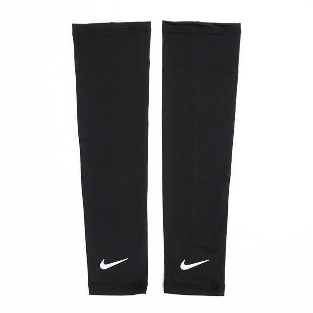 Nike [DX7120-042 男女 輕量臂套 袖套 慢跑 自行車 防曬 抗UV 彈性 透氣 1雙入 黑