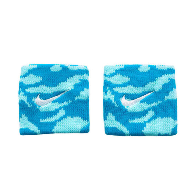 Nike Dri-fit [NNNF1449OS 腕帶 迷彩 運動 籃球 訓練 吸汗 快乾 乾爽 舒適 水藍