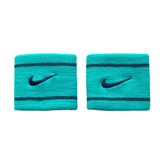 Nike Dri-fit [NNNA8394OS 腕帶 單色 運動 籃球 訓練 吸汗 快乾 乾爽 舒適 綠藍