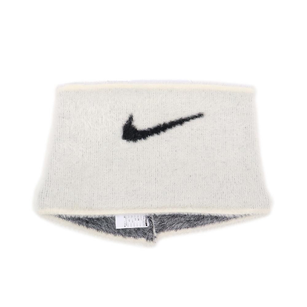 Nike 耐吉 圍脖 Plush Knit Infinity Scarf 男女款 白 黑 毛絨絨 針織 頸套 保暖 N100886911-0OS