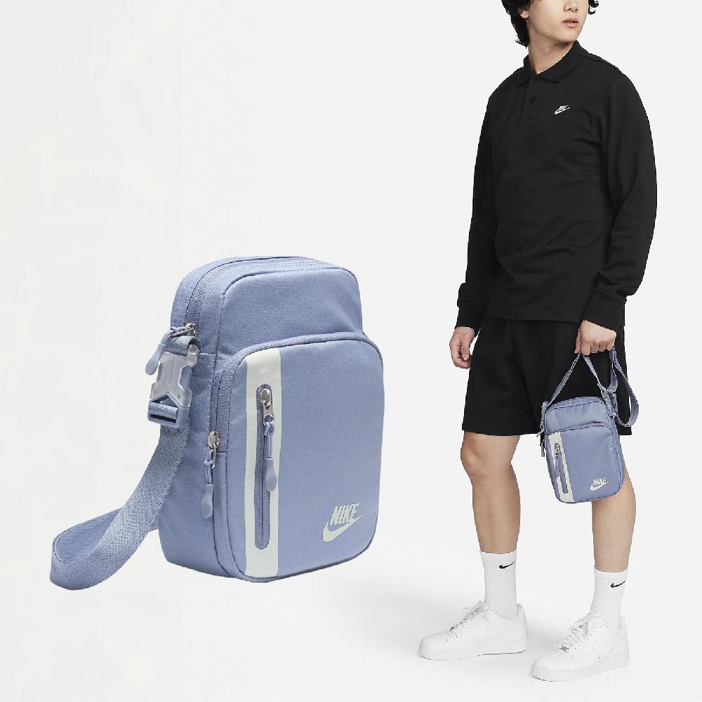 Nike 耐吉 肩背包 Elemental Premium 男款 藍 灰 可調背帶 多夾層 小包 側背包 DN2557-493