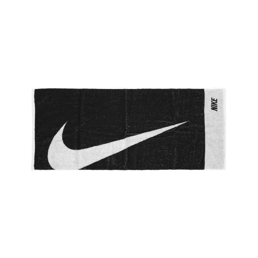 Nike 耐吉 毛巾 Jacquard Towel 黑 白 純棉 吸汗 大LOGO 健身 訓練 球類 運動毛巾 N100153918-9MD