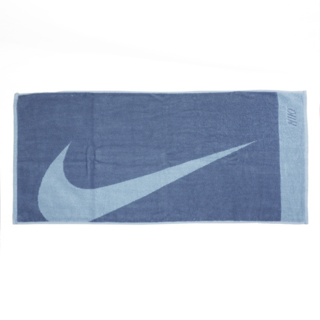 Nike Jacquard [AC2383-480 毛巾 運動 登山 居家 80x35cm LOGO 藍