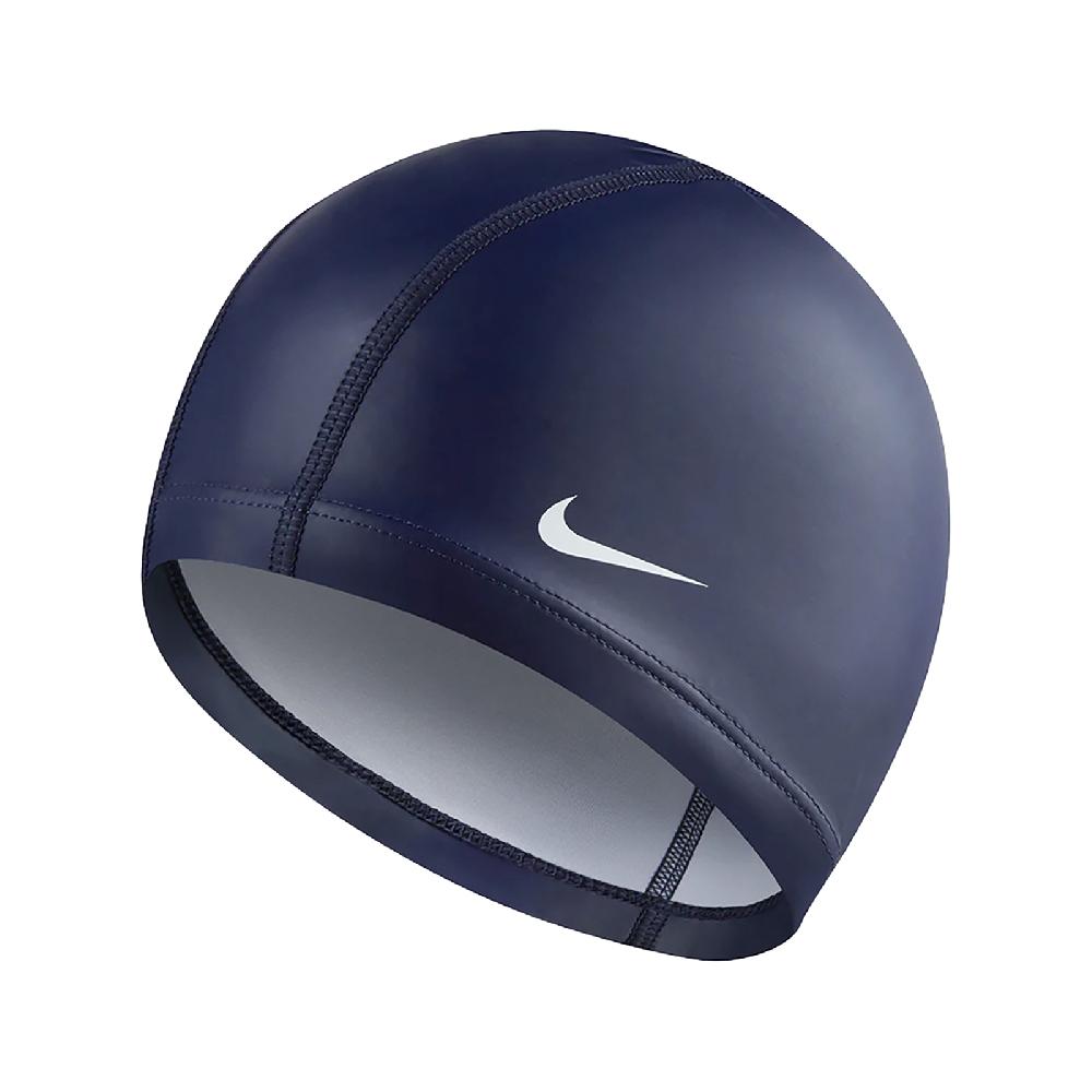 Nike 耐吉 泳帽 Synthetic Coated 藍 白 抗氯塗層 耐用 游泳 NESS4600-440