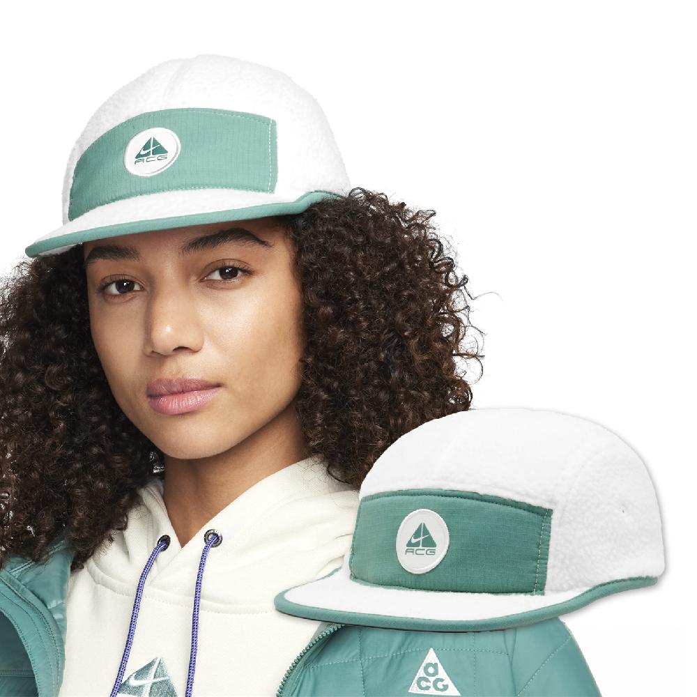 Nike 耐吉 棒球帽 Fly ACG Cap 白 綠 保暖 毛絨 可調帽圍 老帽 帽子 FN4411-133