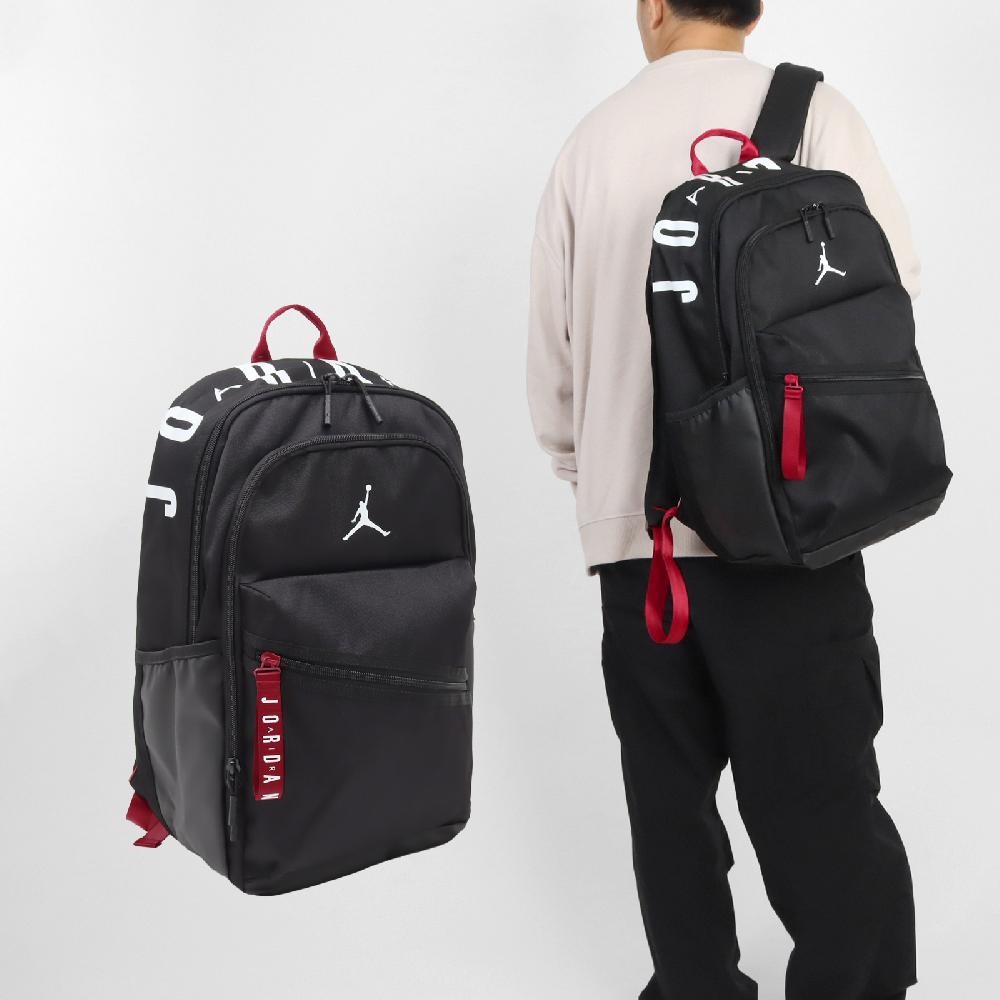 Nike 耐吉 後背包 Jordan Air Patrol Pack 黑 白 紅 15吋 大空間 背包 肩背包 JD2423002AD-001
