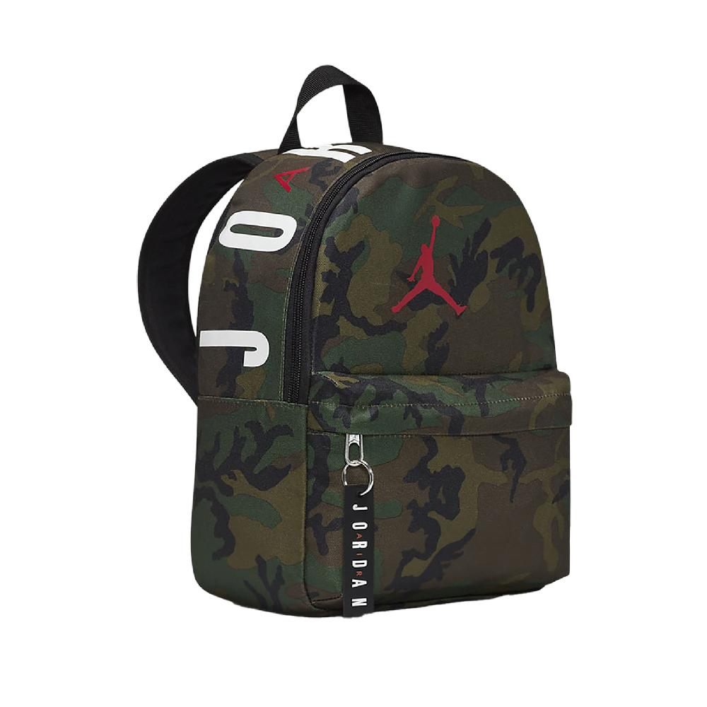 Nike 耐吉 後背包 Jordan Jumpman 兒童款 綠 紅 大空間 軟墊 雙肩包 書包 背包 JD2423005TD-002