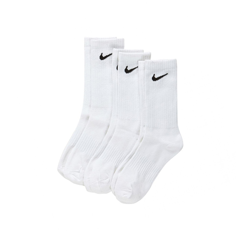 Nike 小腿襪 薄 白 襪子 配件 運動配件 兩組 SX7676-100