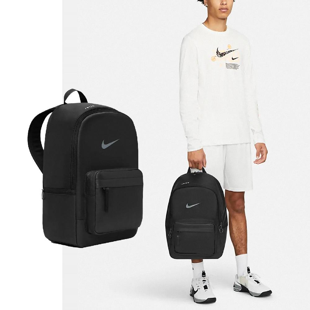 Nike 耐吉 包包 Heritage 男女款 黑 灰 後背包 雙肩包 筆電包 書包 大學包 DN3592-010