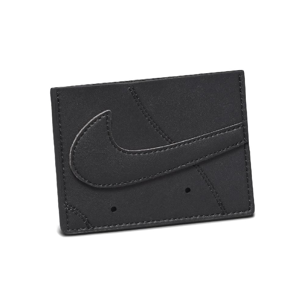 Nike 耐吉 錢包 Icon Air Force 1 Card Wallet 黑 皮革 卡片夾 皮夾 N100973801-3OS