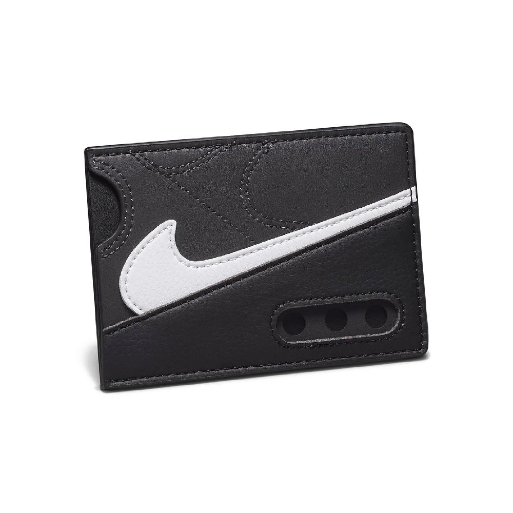 Nike 耐吉 錢包 Icon Air Max 90 Card Wallet 黑 白 皮革 卡片夾 皮夾 N100974007-6OS