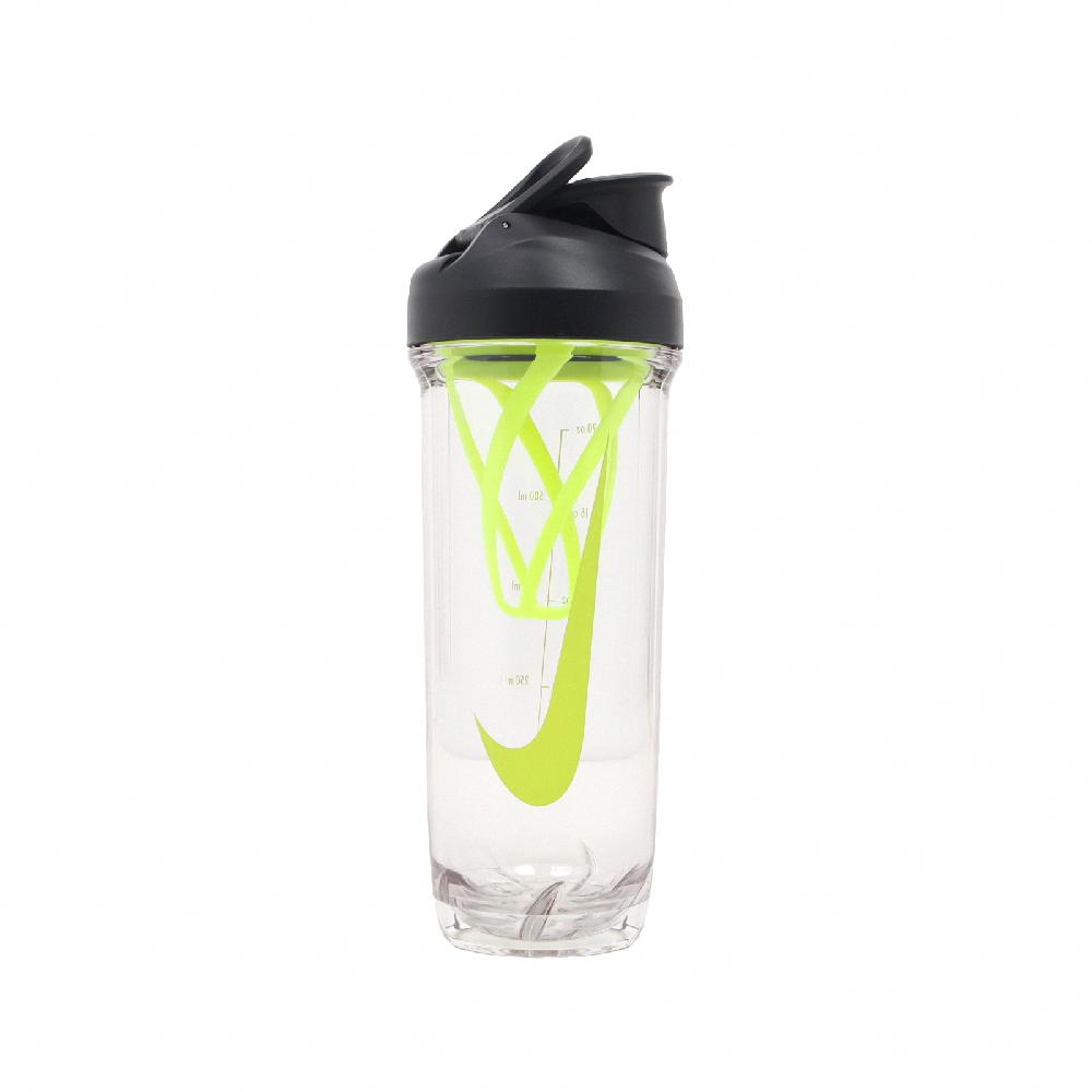 Nike 耐吉 水壺 TR Recharge 2.0 Shaker Bottle 綠 黑 搖搖杯 翻蓋式 運動水壺 N101072491-424