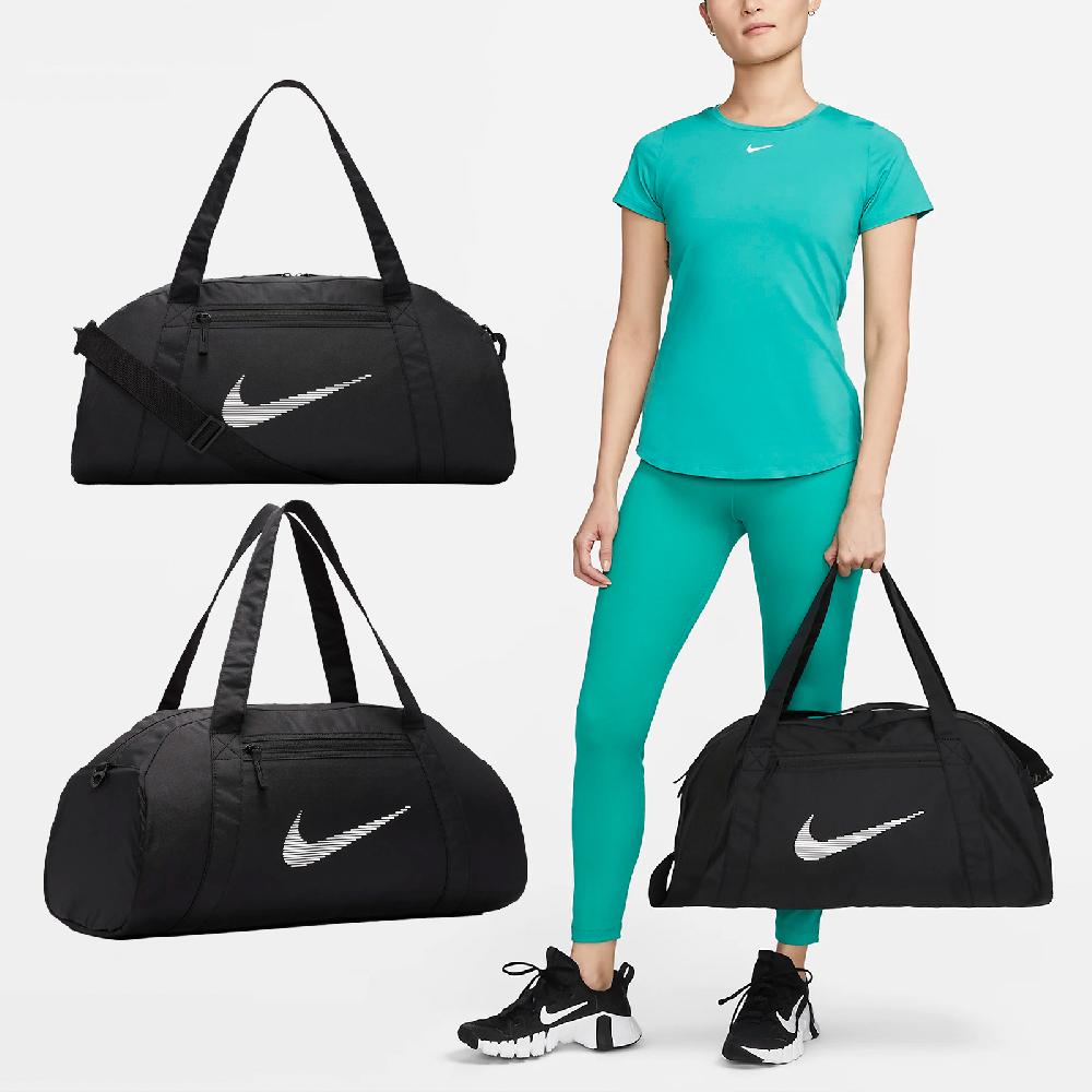 Nike 耐吉 包包 Nike Gym Club Duffel Bag 行李袋 健身包 黑 白 肩背 手提 大容量 旅行包 DR6974-010