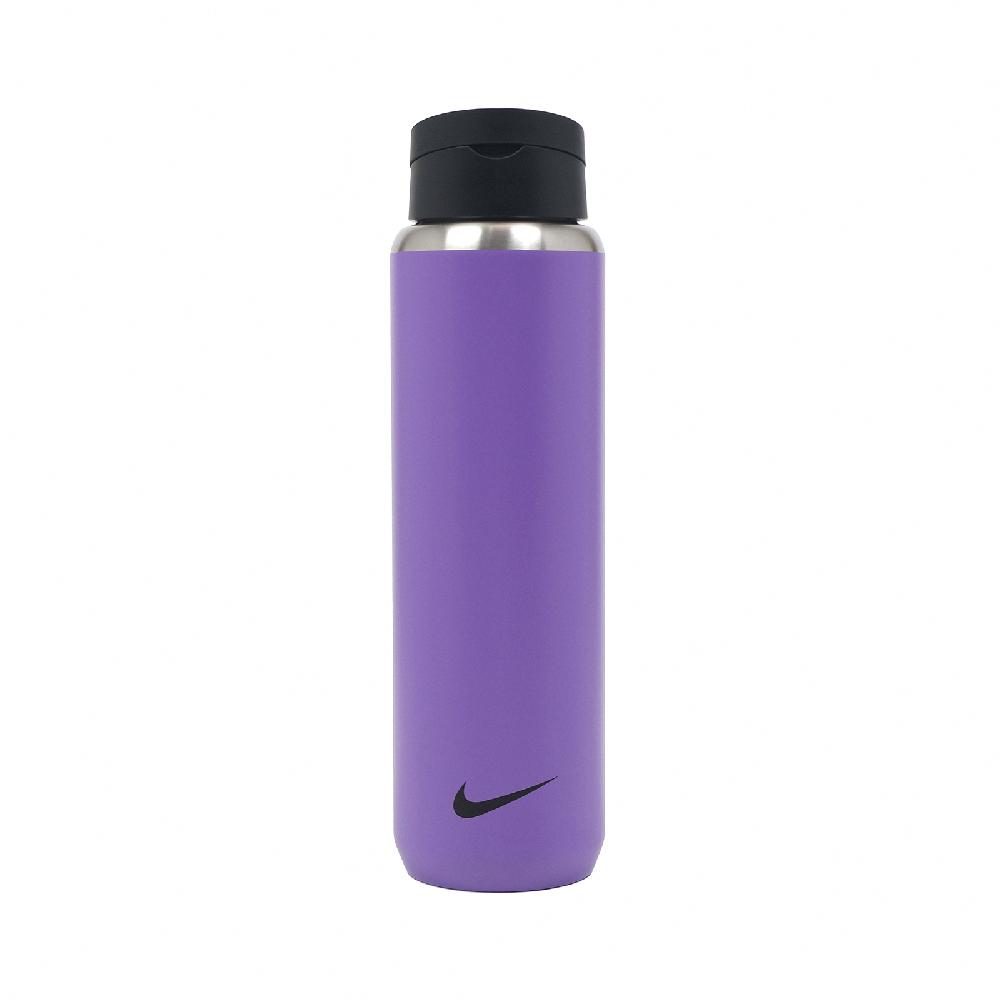 Nike 耐吉 水壺 Rcharge Stainless Steel Straw 紫 不鏽鋼 防刮 吸管 水瓶 N100163250-524