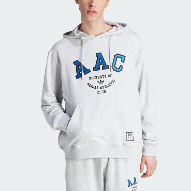 Adidas Hack AAC Hood [IM4577 男 連帽 上衣 帽T 亞洲版 運動 休閒 棉質 舒適 灰