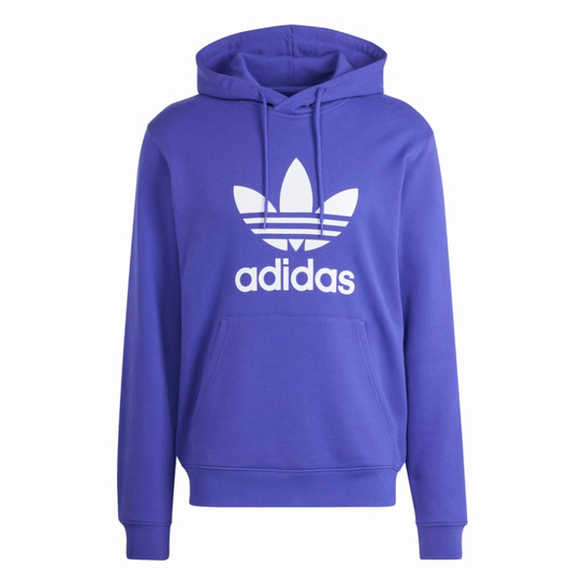 Adidas Trefoil Hoody [IM9398 男 連帽 上衣 帽T 運動 經典 三葉草 休閒 棉質 藍紫