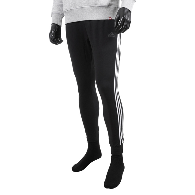Adidas FI PT FRENCH [HE9969 男 長褲 運動 休閒 健身 緊身 束口 愛迪達 黑白